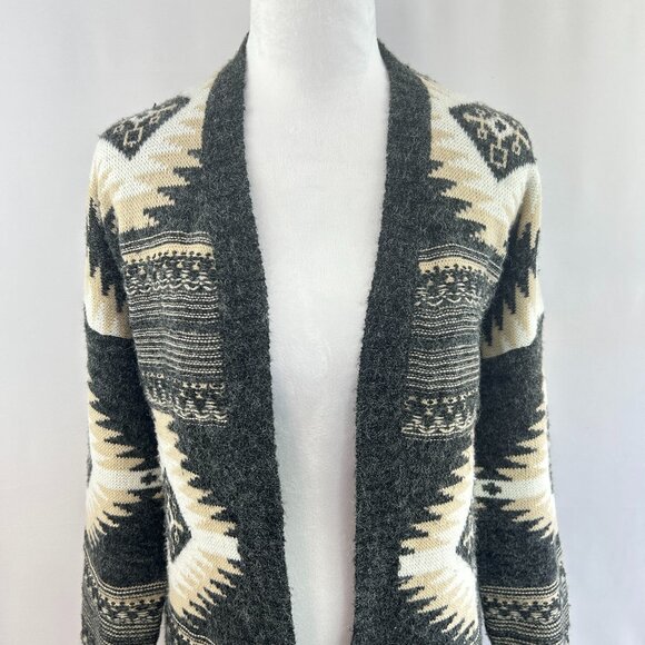 Dreamers Boho Southwest Western Knit Cardigan - Women Medium Large - Picture 2 of 8